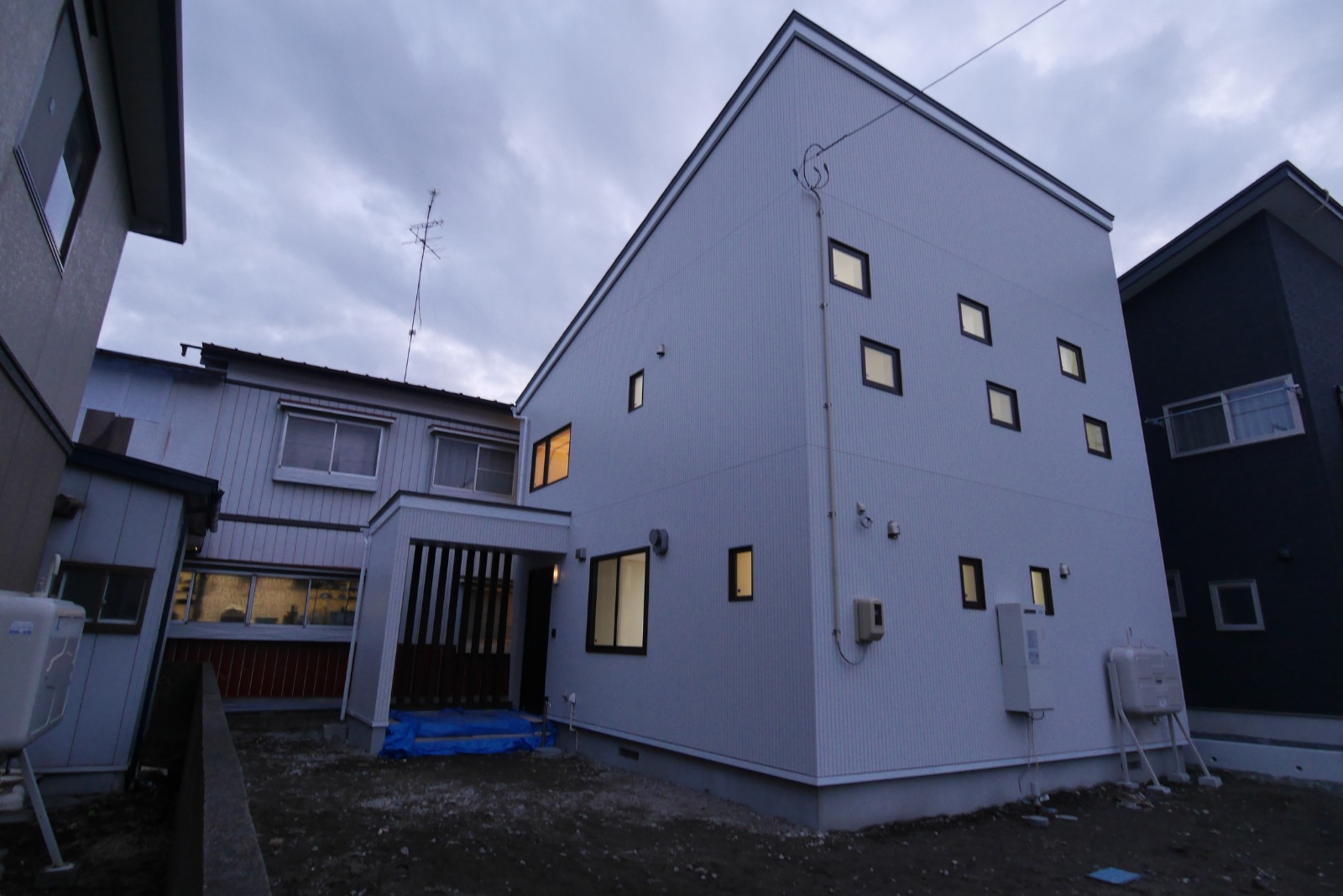 大きな壁面収納のある30坪Q1.0住宅